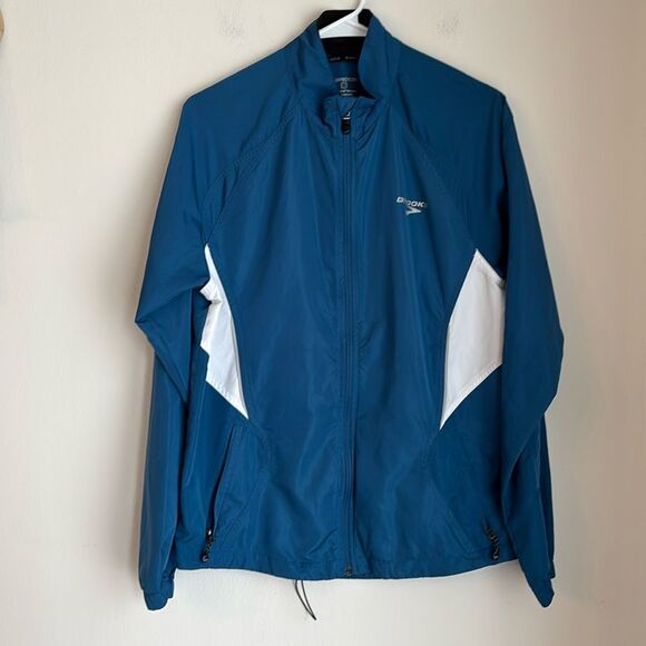 Brooks Women’s windbreaker lightweight running jacket performance wear small EUC - Picture 1 of 11